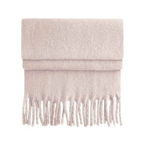 Beechfield Fluffy Scarf / Blush Pink